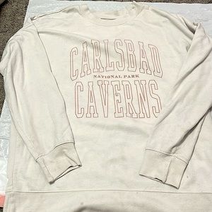 creme colored national park sweatshirt